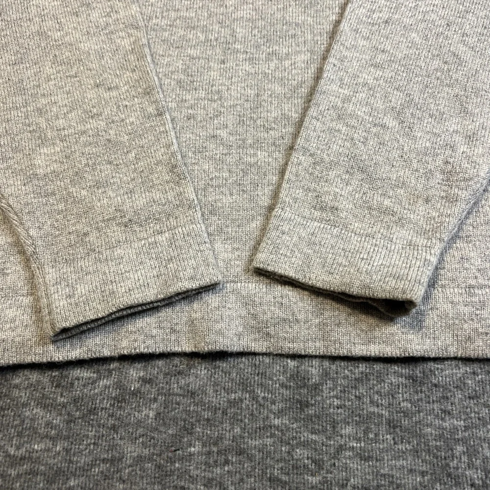 Mountain Khakis Lodge Sweater Mens XLarge Grey 1/4 Zip Merino Wool Ready To Wear